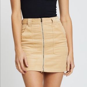 hollister corduroy skirt